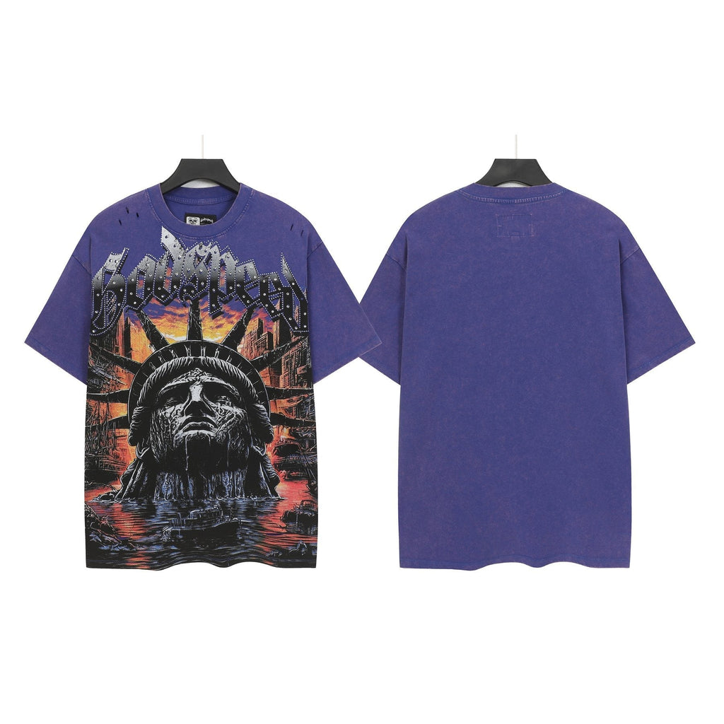 Godspeed Statue of Liberty Graphic T-Shirt ¡ª front