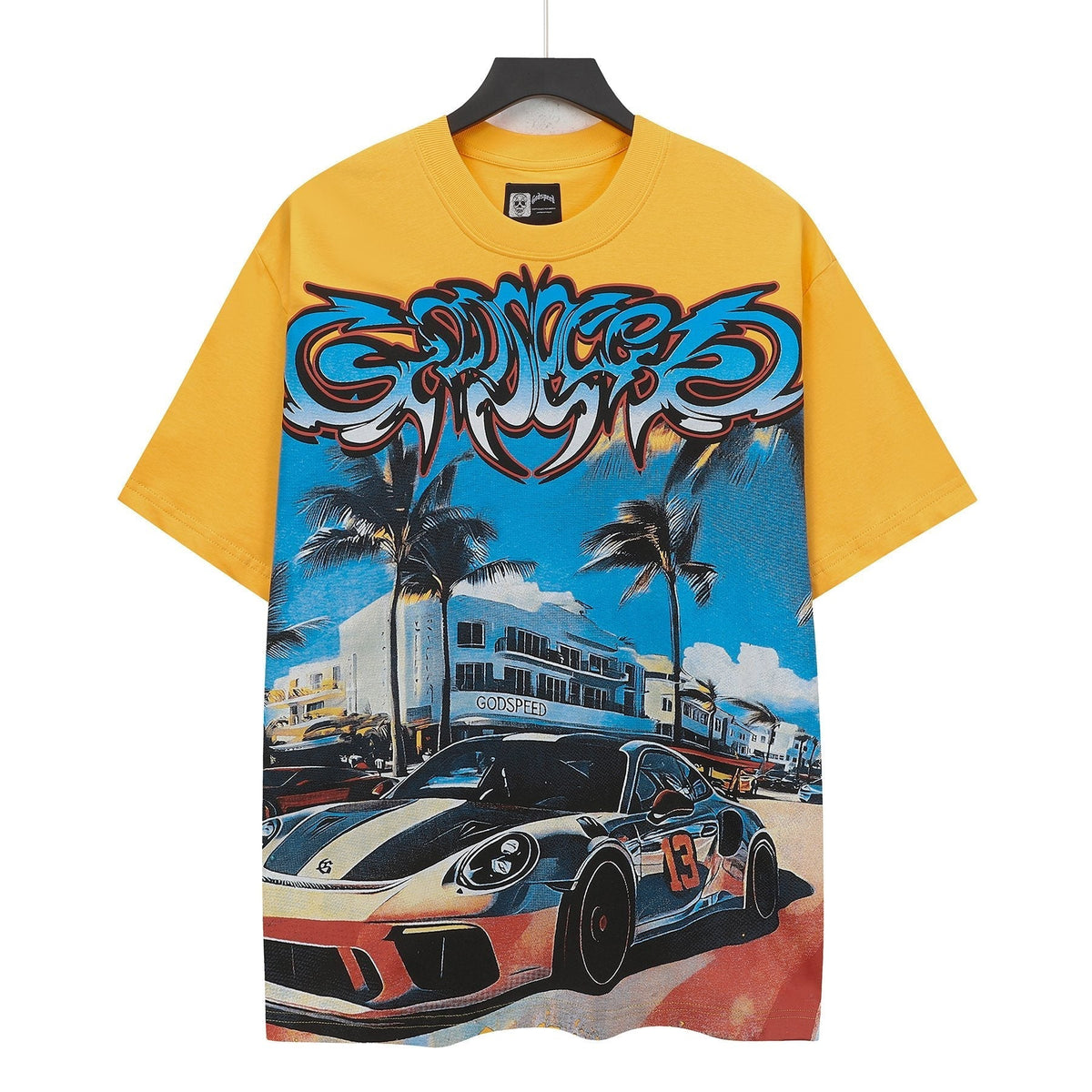 Godspeed Eye Sun Car Palm Graphic T-Shirt ¡ª hero