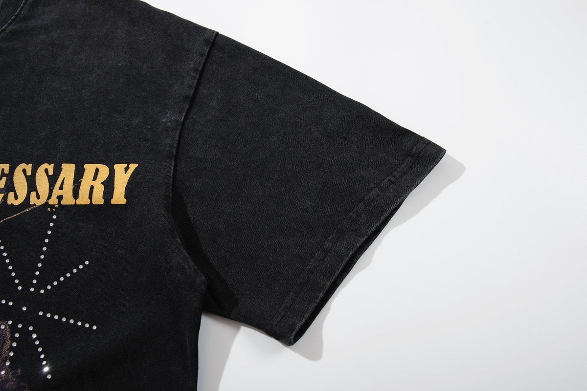 SUPPLY TEE By Any Means Necessary Western Rider Graphic T-Shirt ¡ª detail