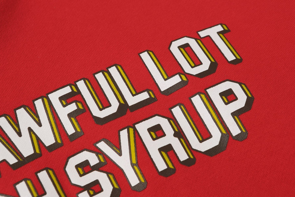 THAT'S A AWFUL LOT OF COUGH SYRUP Angel Tears Graphic Hoodie ¡ª detail