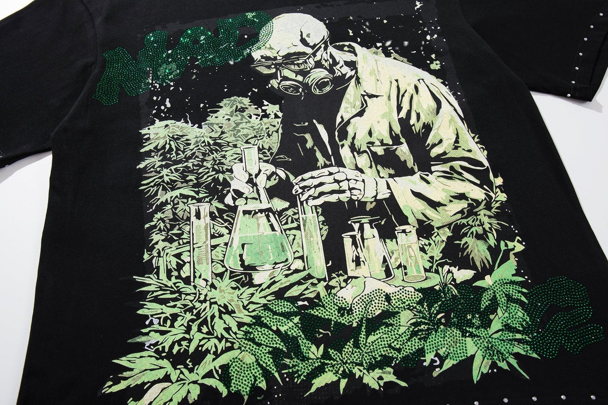 SUPPLY TEE Scientist Lab Studded Graphic T-Shirt ¡ª detail