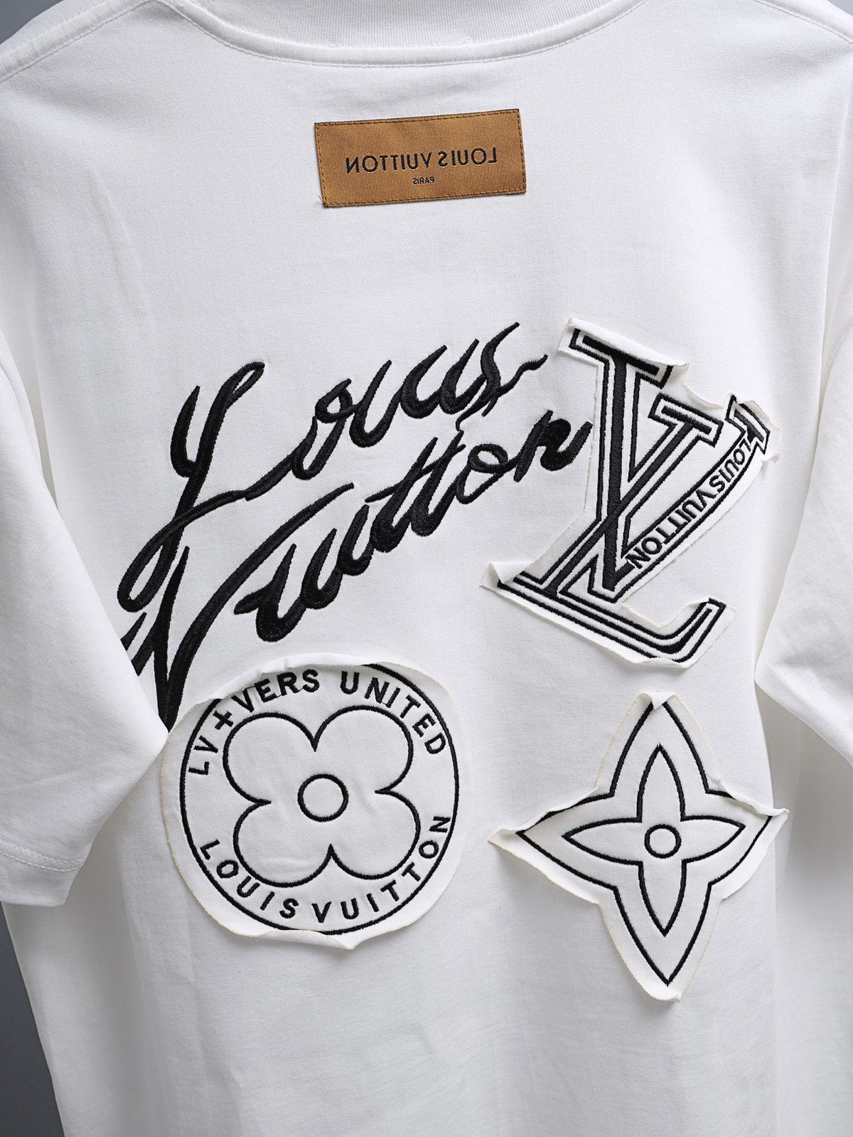 Louis Vuitton*LV Clover Patch Back Graphic T-Shirt ¡ª detail