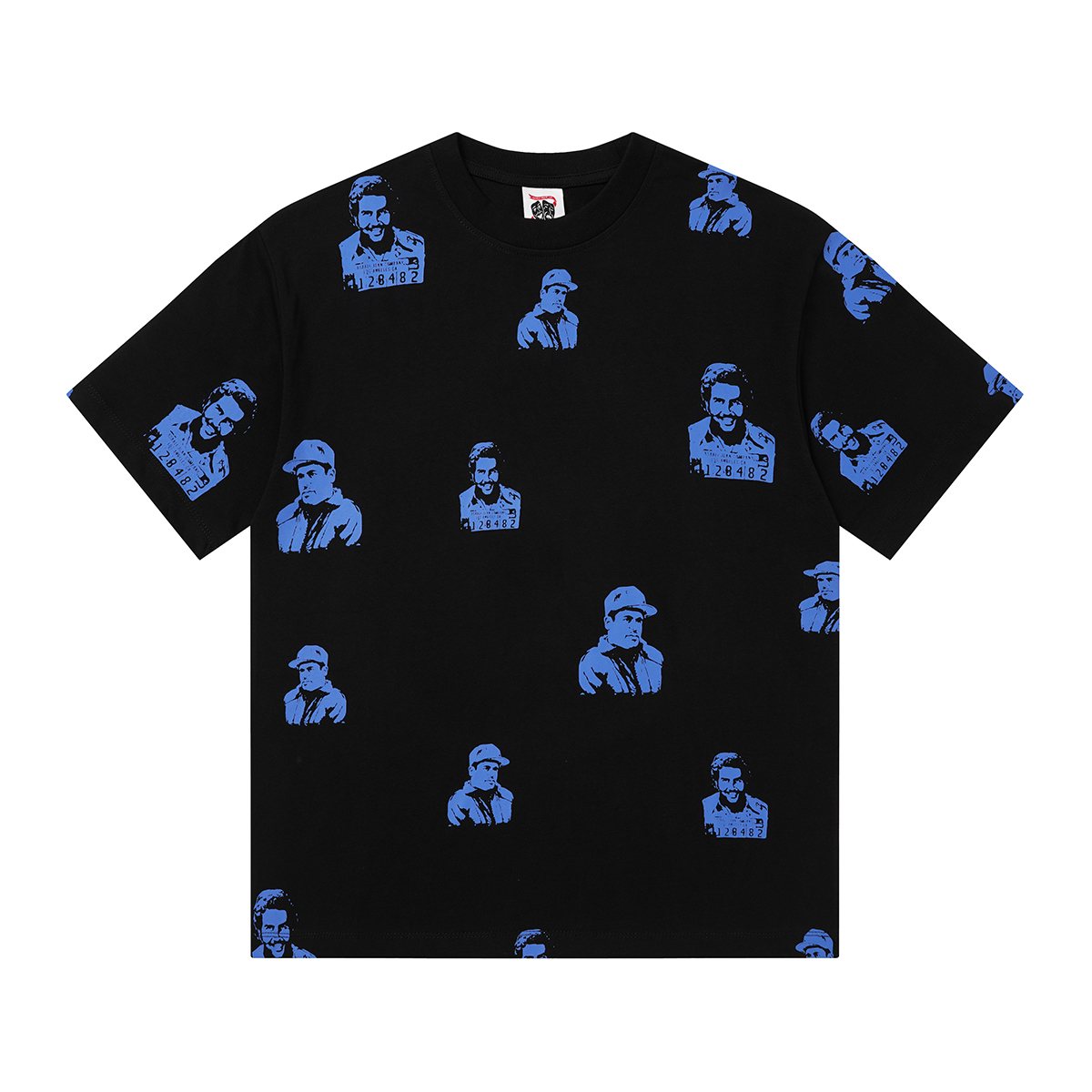 ASAALL All-Over Portrait Graphic Short-Sleeve T-Shirt ¡ª front
