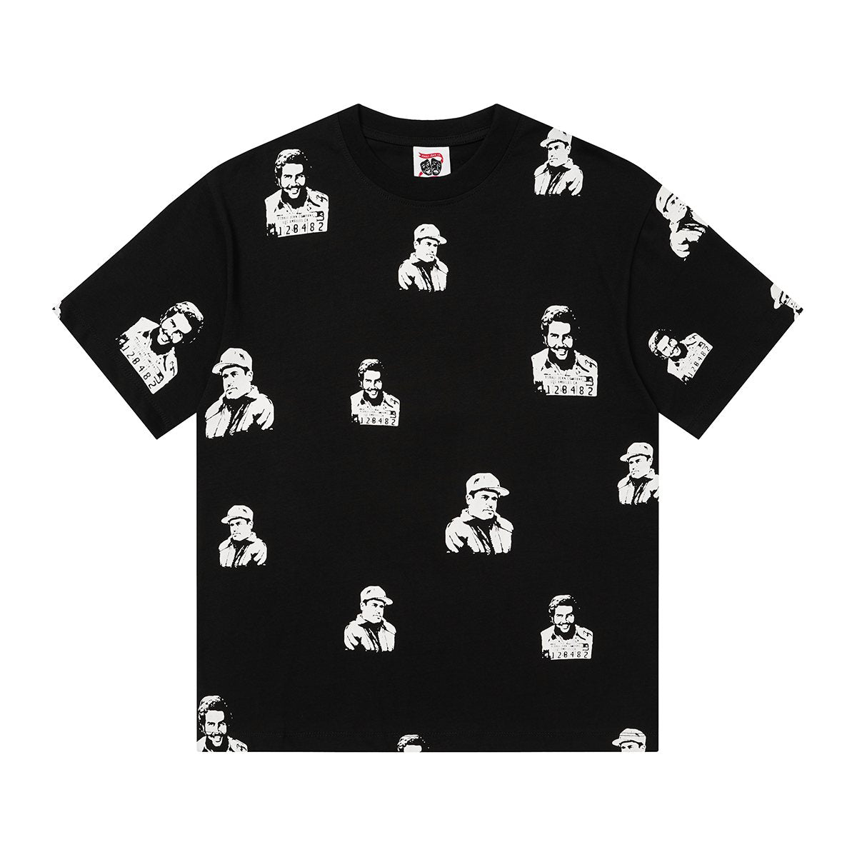 ASAALL All-Over Portrait Graphic Short-Sleeve T-Shirt ¡ª front