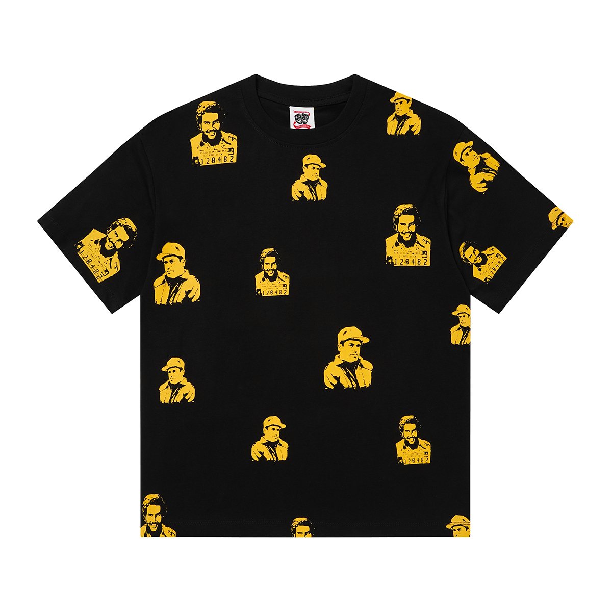 ASAALL All-Over Portrait Graphic Short-Sleeve T-Shirt ¡ª front
