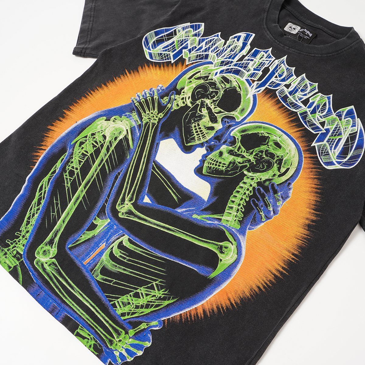 Godspeed Out of Many, One Skeleton Graphic T-Shirt ¡ª detail