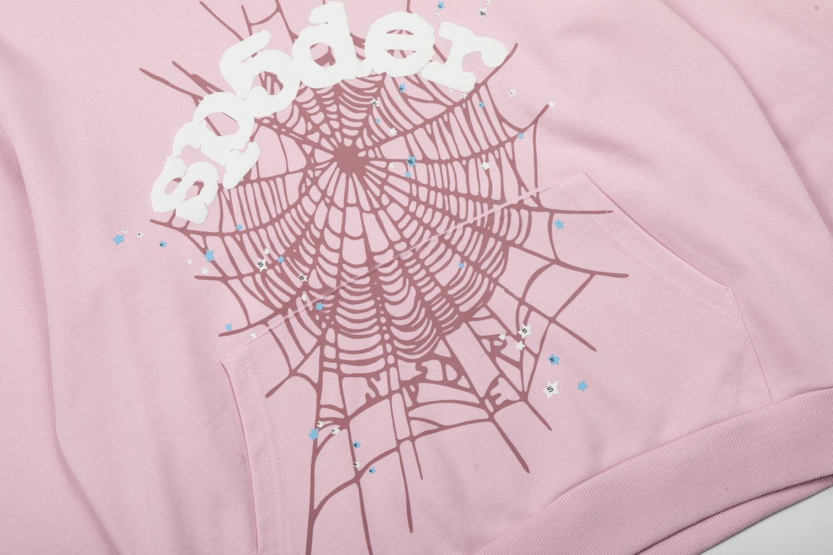 Sp5der Spiderweb Graphic Hoodie ¡ª detail