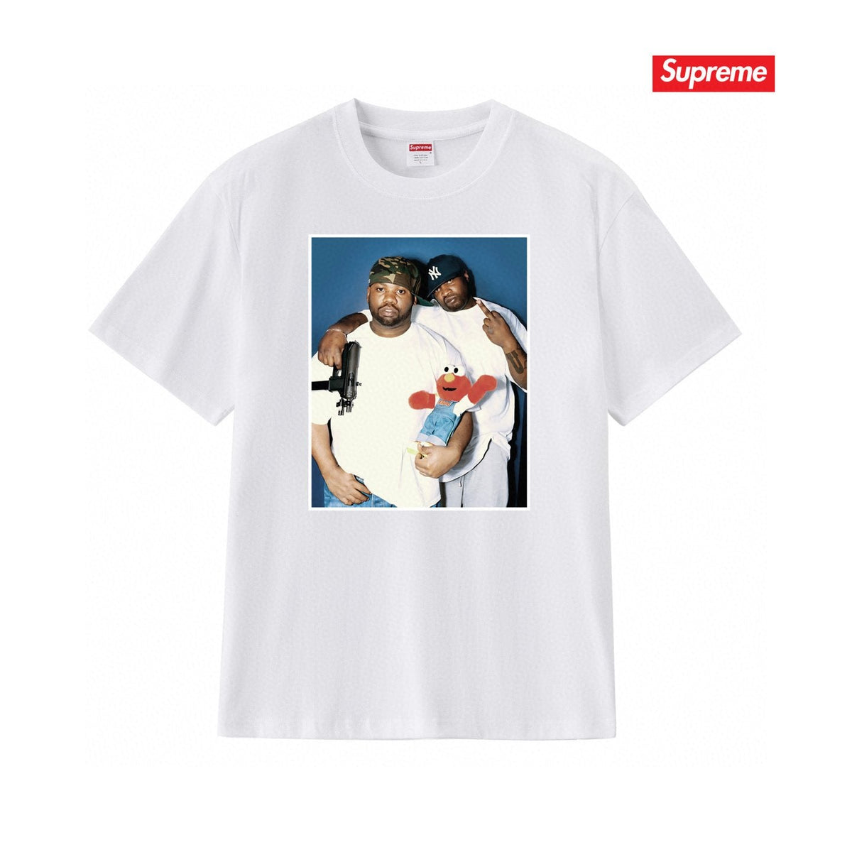 Supreme Two-Person Photo Graphic T-Shirt ¡ª hero