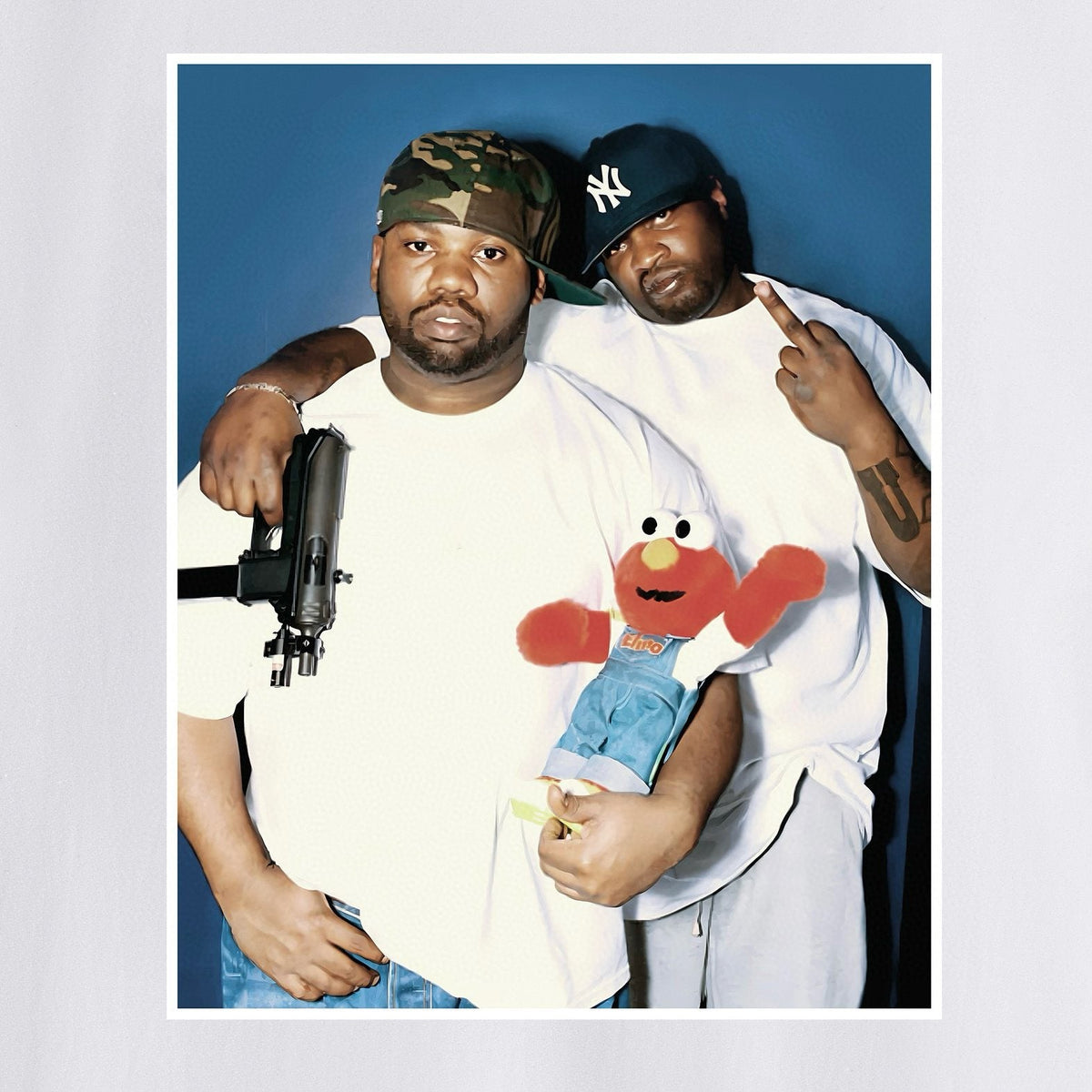 Supreme Two-Person Photo Graphic T-Shirt ¡ª detail