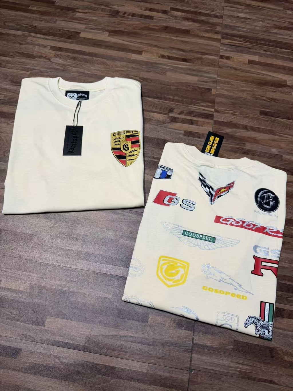 Godspeed Motorsport Collage Graphic T-Shirt ¡ª detail