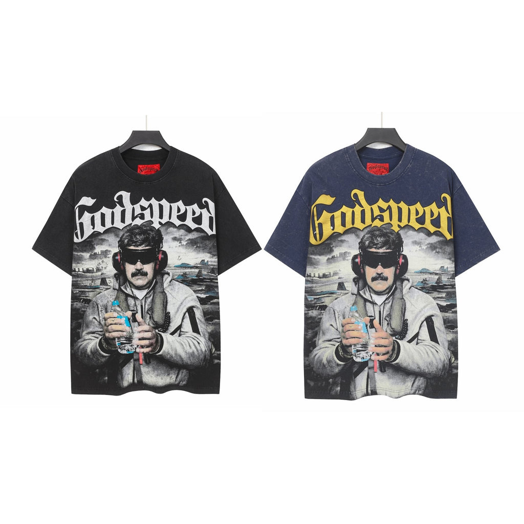 Godspeed Mission Completed Graphic T-Shirt ¡ª comparison