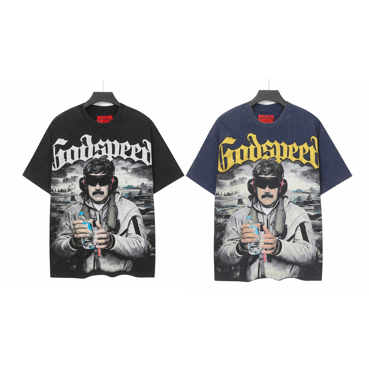 Godspeed Mission Completed Graphic T-Shirt ¡ª comparison