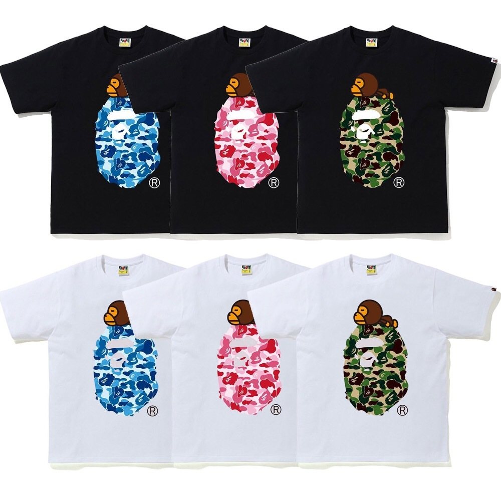 BAPE Camo Head Graphic Short-Sleeve T-Shirt ¡ª comparison