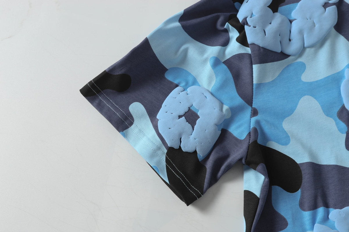DENIM TEARS Floral Camo T-Shirt & Shorts Set ¡ª detail