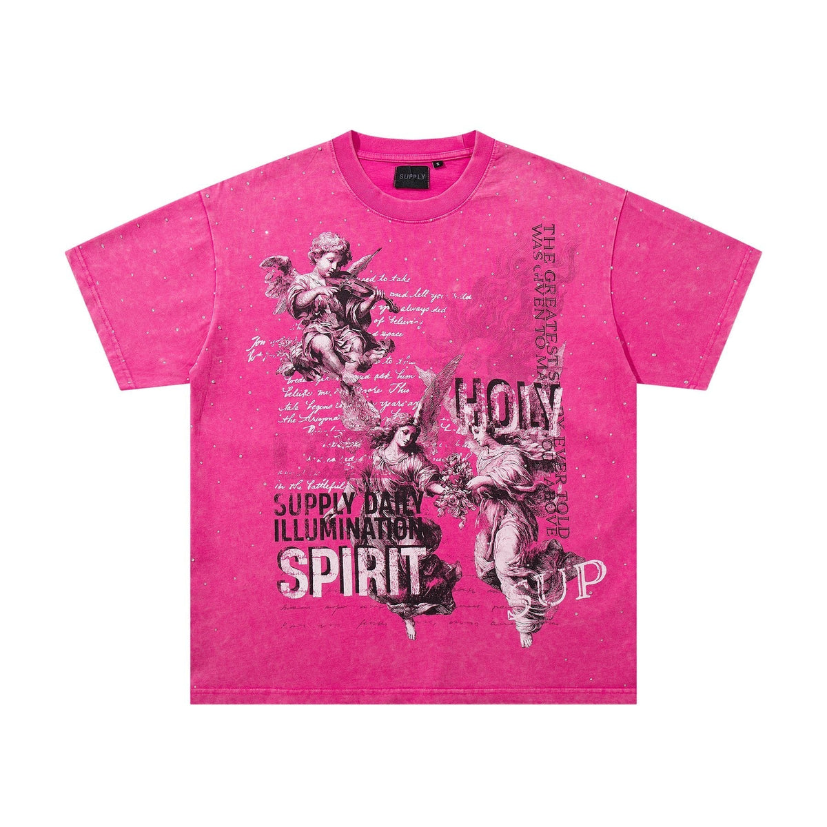 SUPPLY TEE Spirit Angel Embellished Graphic T-Shirt ¡ª hero