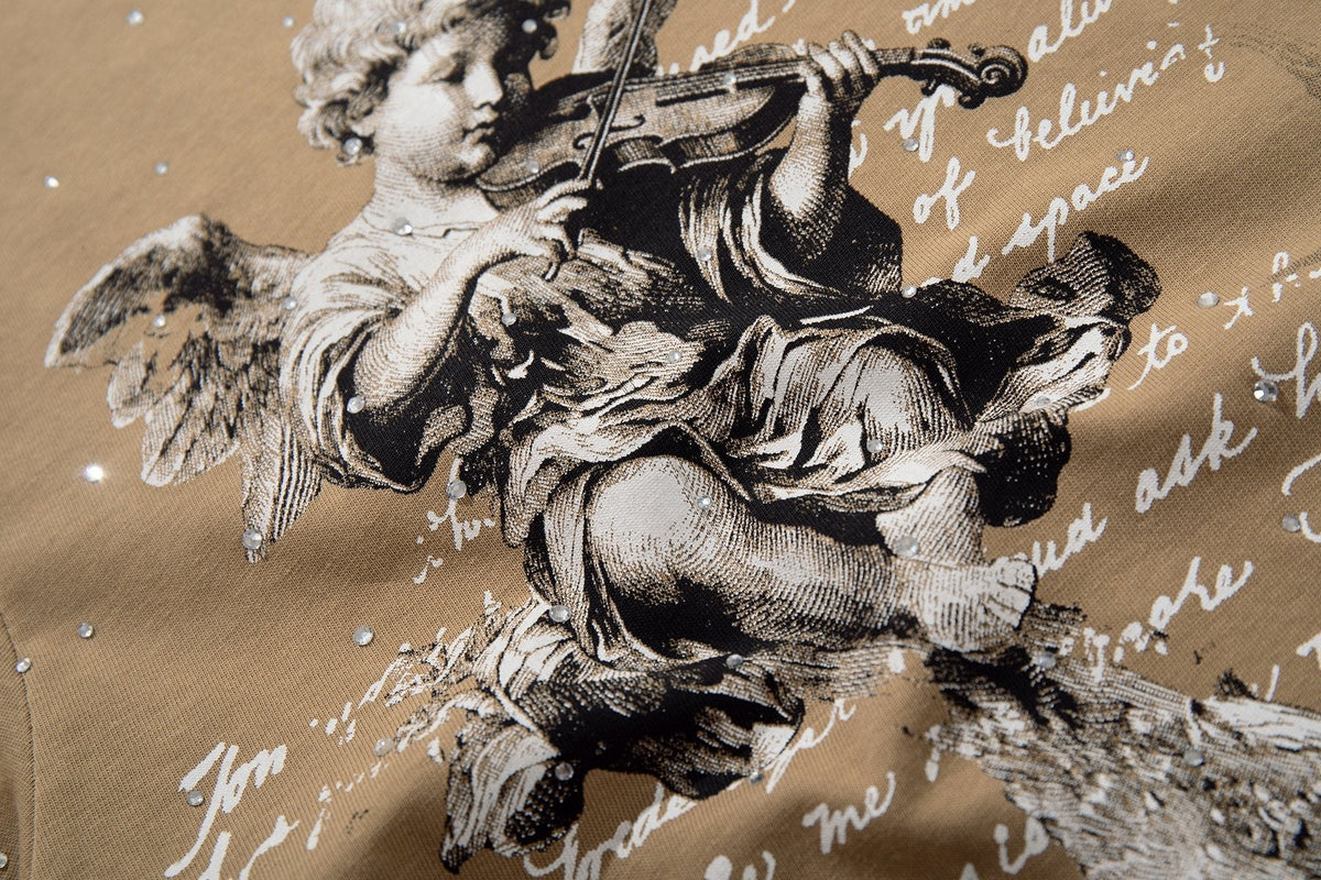 SUPPLY TEE Spirit Angel Embellished Graphic T-Shirt ¡ª detail