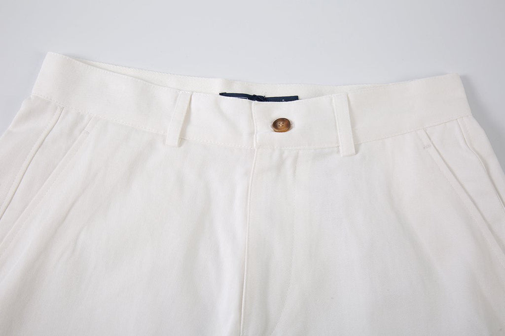 Test2-Ralph Lauren Women's Cotton A-Line Tailored Shorts ¡ª back