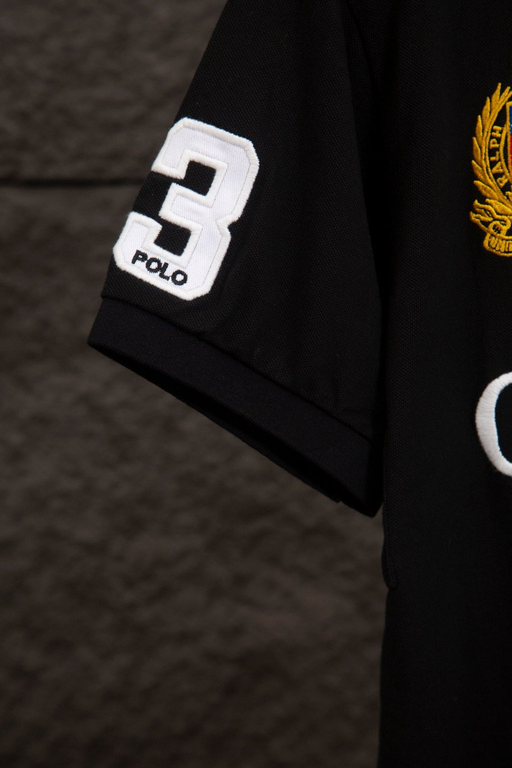 Test2-Ralph Lauren Chicago Crest Piqu¨¦ Polo Shirt ¡ª detail
