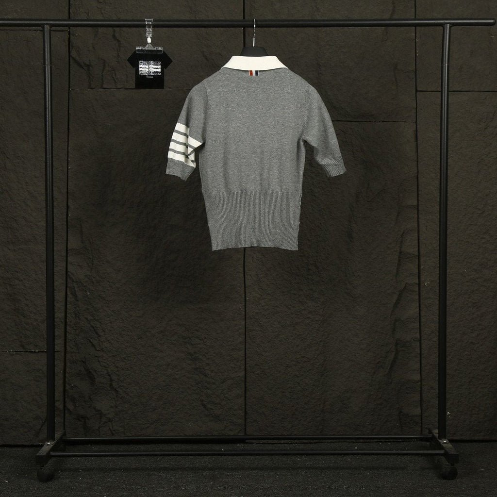 Test2-Thom Browne Dog Motif Knit Polo Shirt ¡ª back