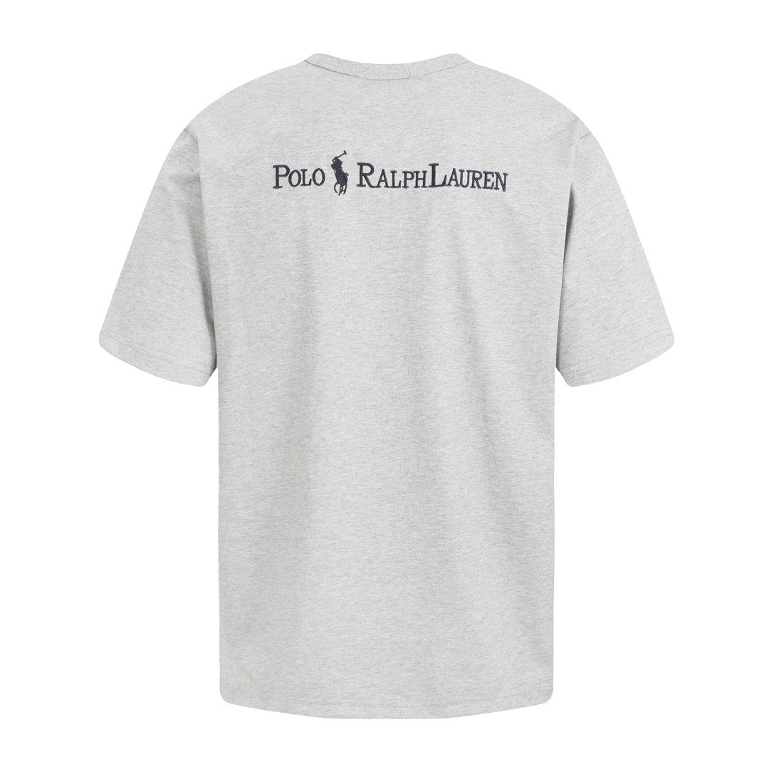 Test2-Ralph Lauren Embroidered Letter Relaxed Crewneck T-Shirt ¡ª back