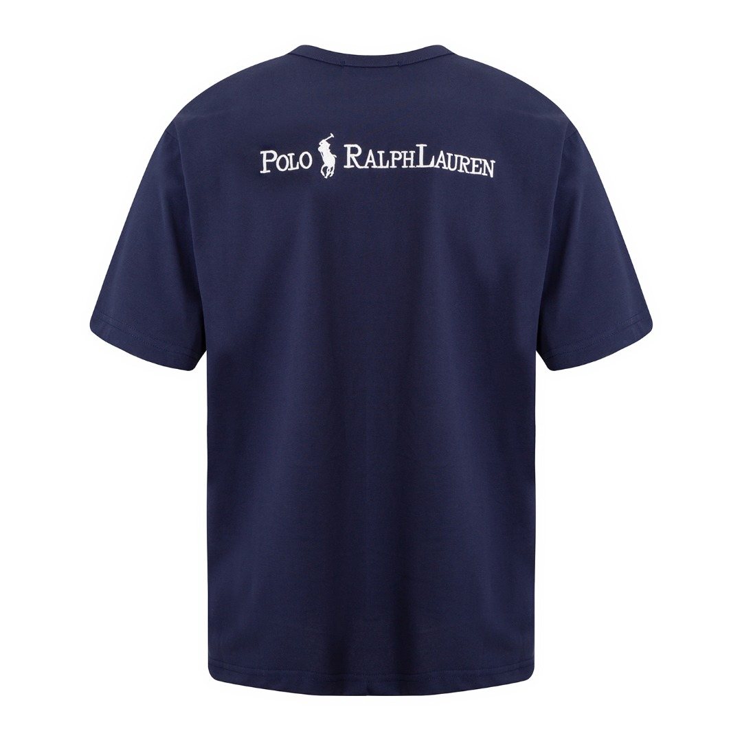 Test2-Ralph Lauren Embroidered Letter Relaxed Crewneck T-Shirt ¡ª front