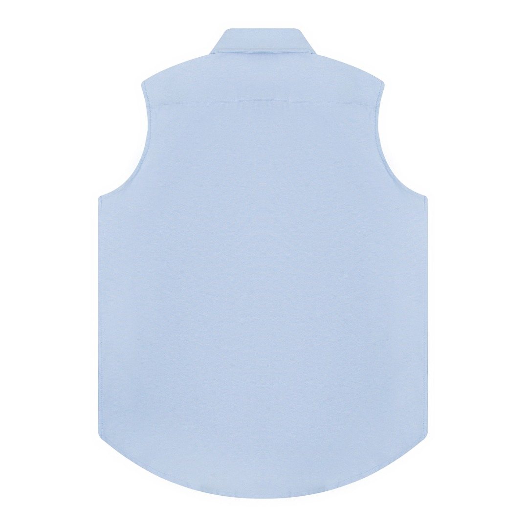 Test2-Ralph Lauren Sleeveless Oxford Button-Front Shirt ¡ª back