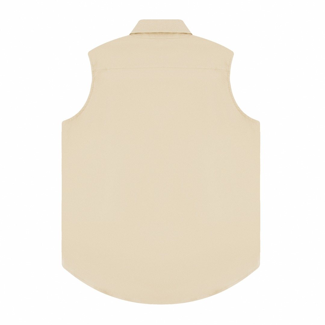 Test2-Ralph Lauren Sleeveless Oxford Button-Front Shirt ¡ª back