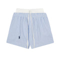 Test2-Ralph Lauren Striped Double-Waist Shorts ¡ª front