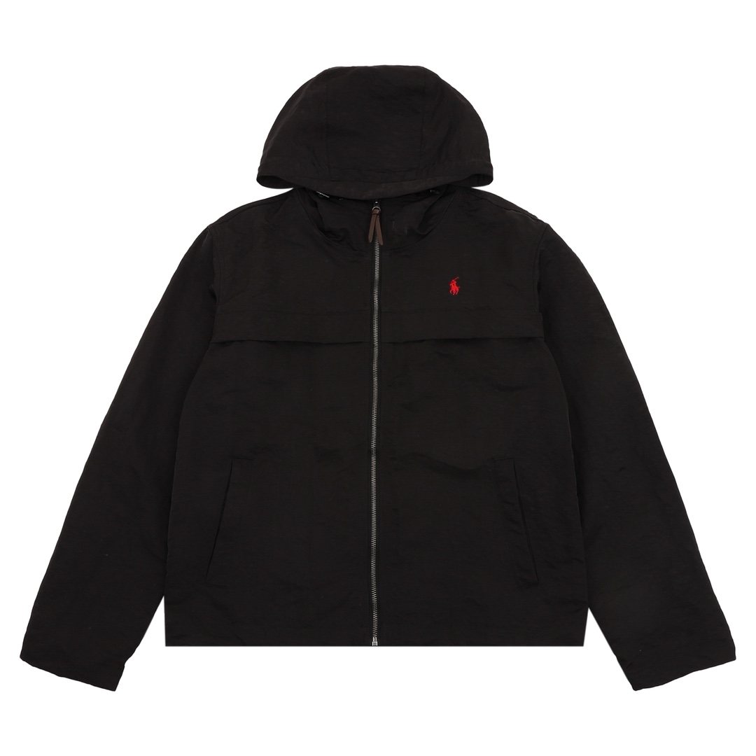 Test2-Ralph Lauren Embroidered Horse Logo Hooded Jacket ¡ª front
