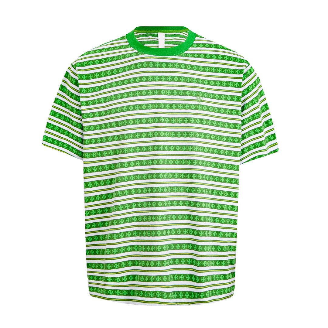 Test2-Chrome Hearts Striped Jacquard Knit T-Shirt ¡ª hero