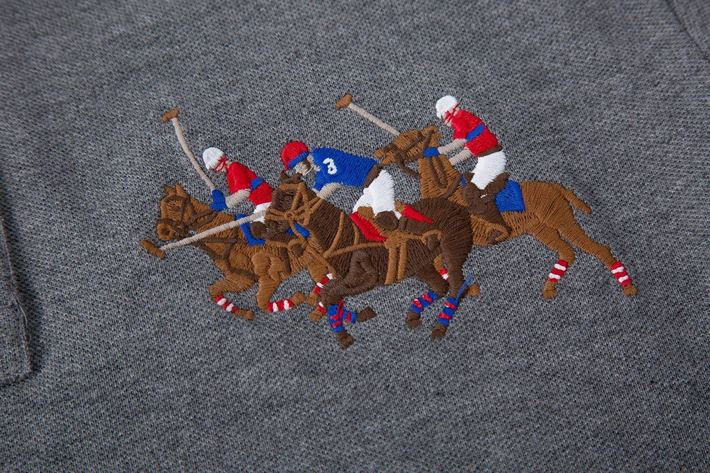 Test2-Ralph Lauren Embroidered Horse Short-Sleeve Polo Shirt ¡ª detail