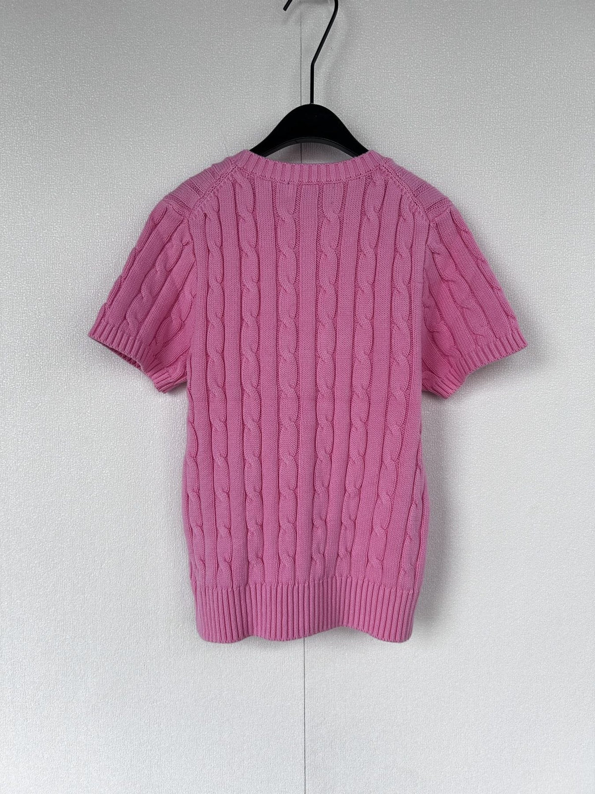 Test2-Ralph Lauren Women's Short-Sleeve Cable-Knit Sweater ¡ª back