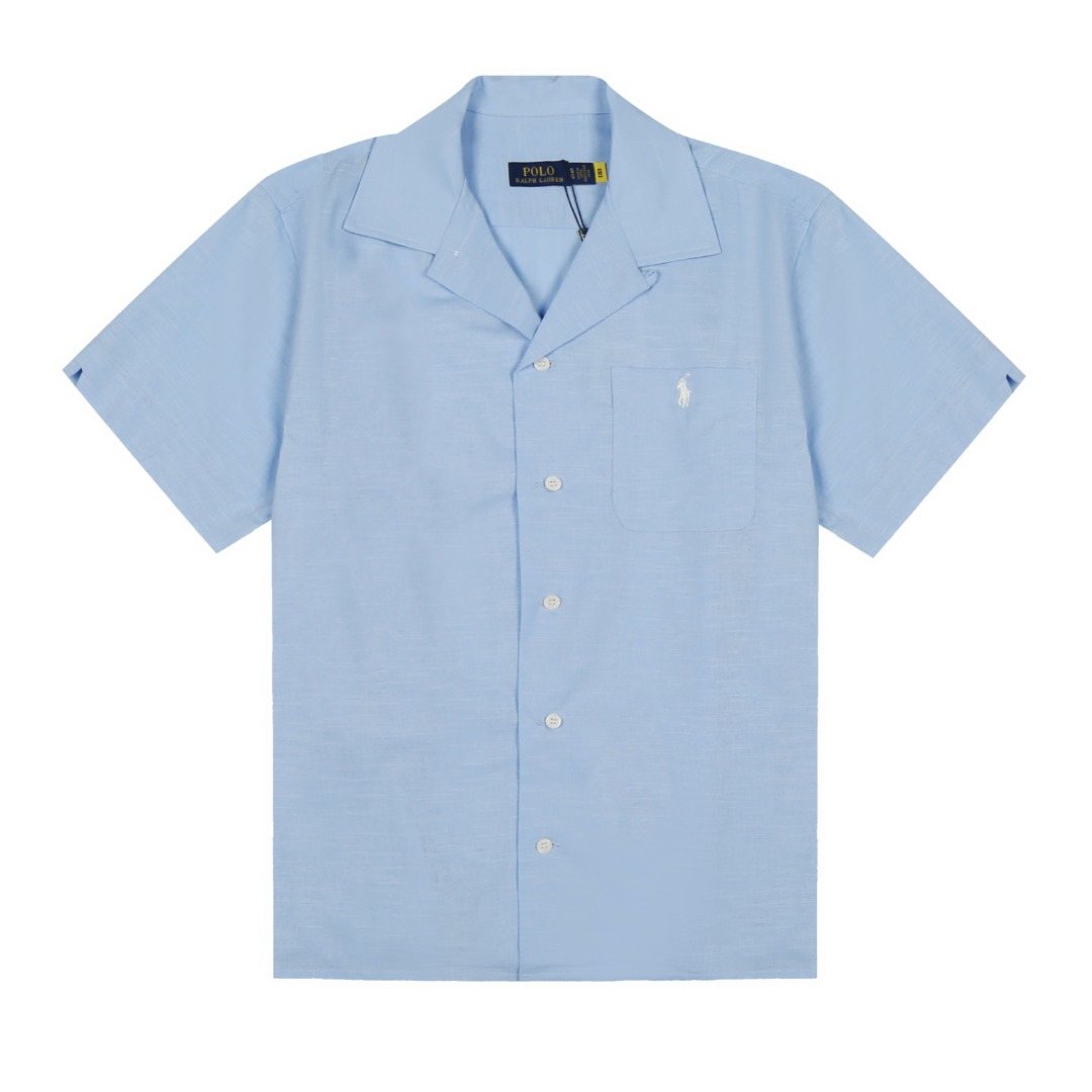 Test2-Ralph Lauren Camp Collar Pocket Shirt ¡ª front