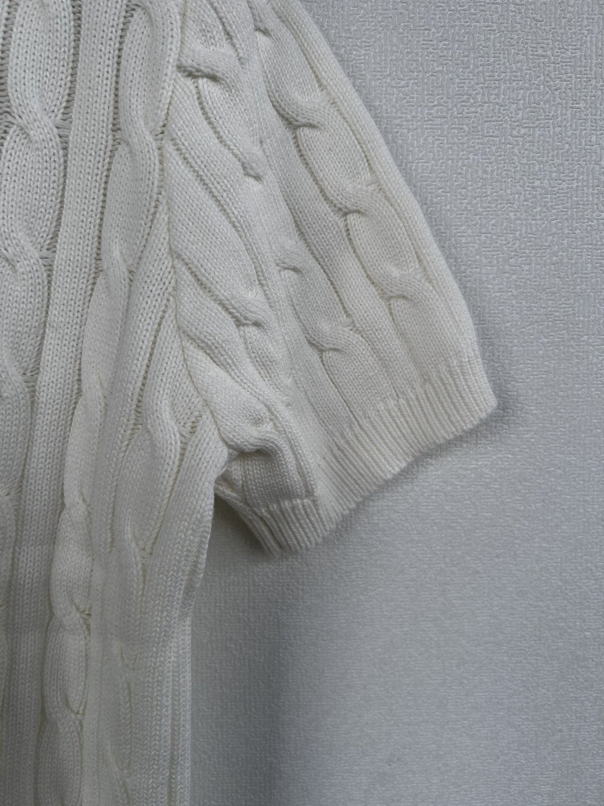 Test2-Ralph Lauren Short-Sleeve Cable-Knit Sweater ¡ª side