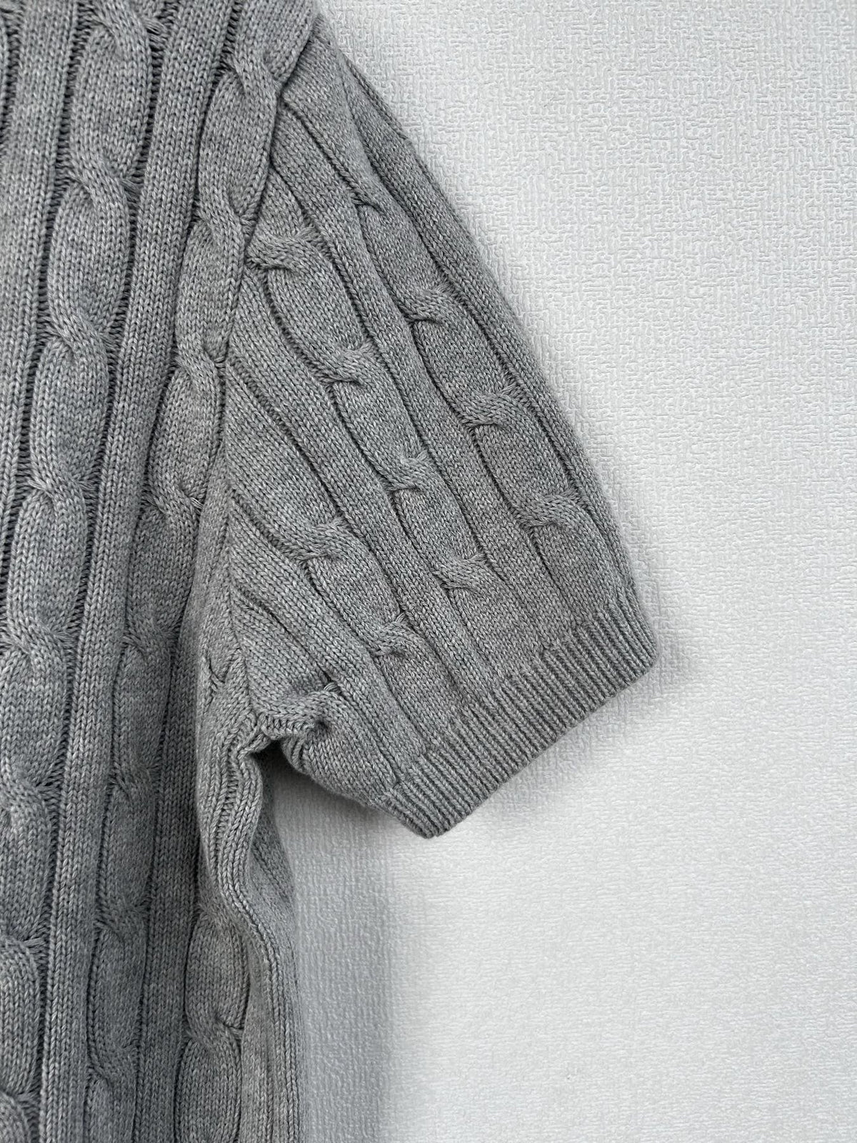 Test2-Ralph Lauren Short-Sleeve Cable-Knit Sweater ¡ª side