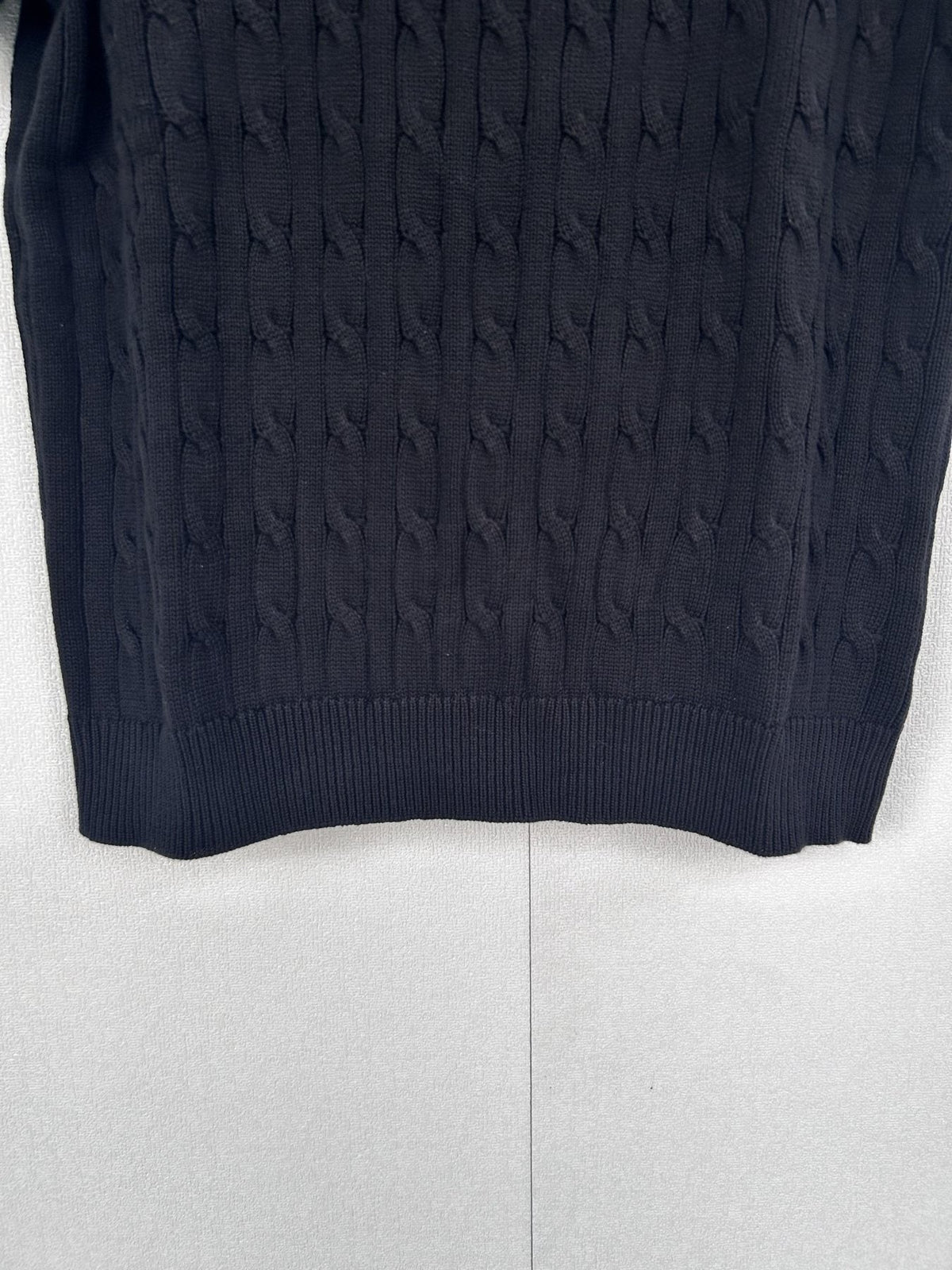 Test2-Ralph Lauren Short-Sleeve Cable-Knit Sweater ¡ª detail