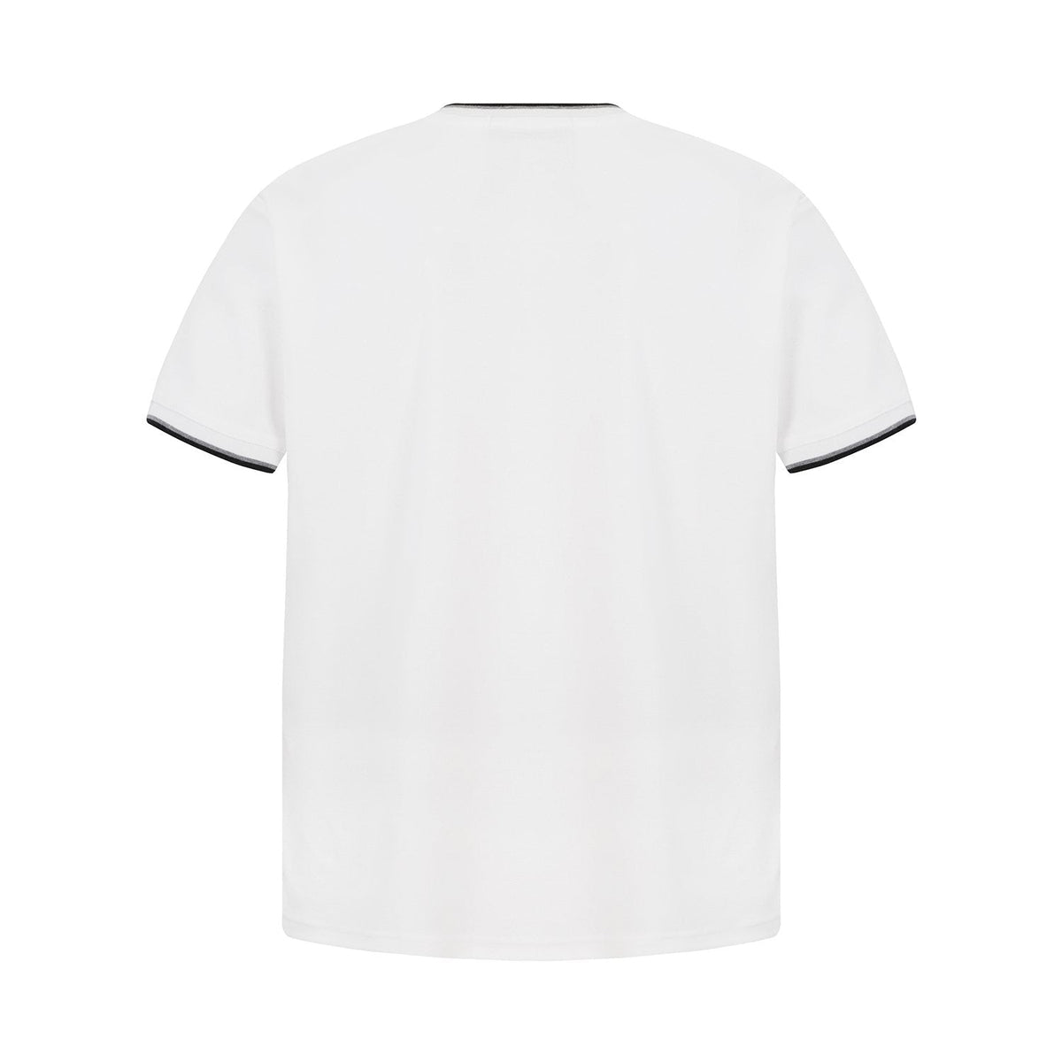 Test2-Ralph Lauren Contrast-Trim Piqu¨¦ Crewneck T-Shirt ¡ª back